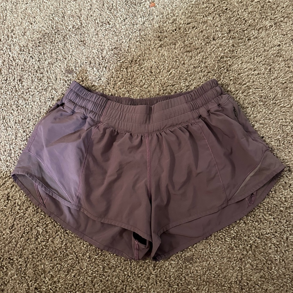 lululemon hotty hot shorts purple